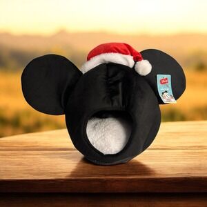 Disney Mickey Mouse Dome Kitten Puppy Cat Dog Plush Small Pet Bed Super Soft NWT